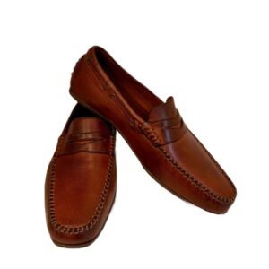 Men's leather moccasin