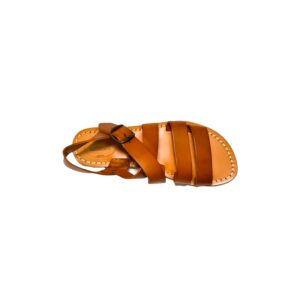 Women's cross-leather sandals
