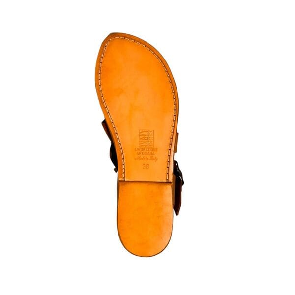 Women's cross-leather sandals - Image 3