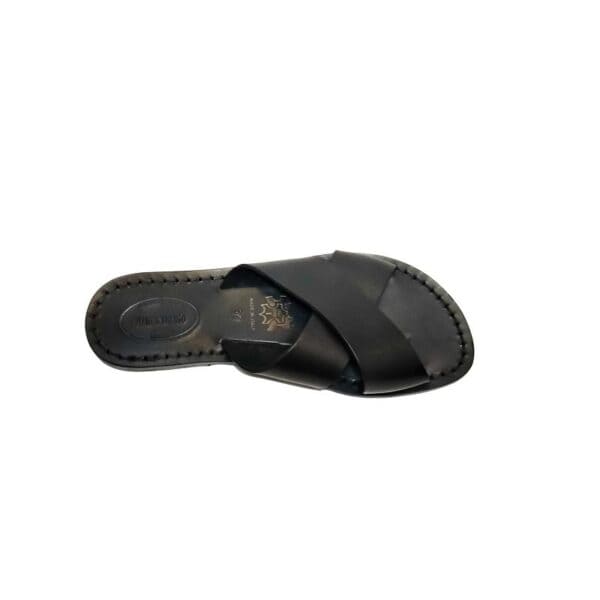 Women's cross leather slipper - Image 2