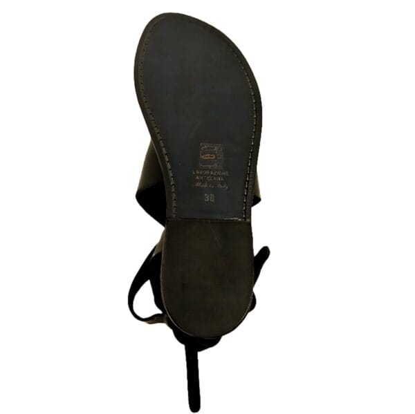 Women's cross-leather sandals - Image 3