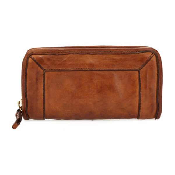 Campomaggi leather wallet with rivets