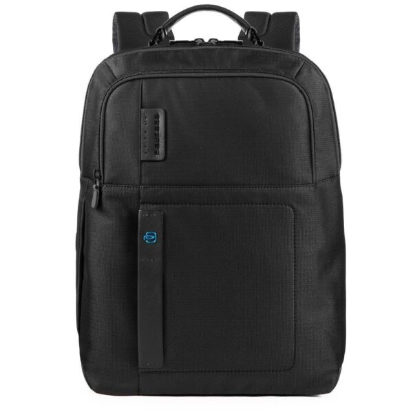 Piquadro backpack in fabric and leather