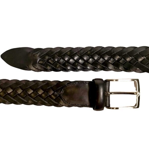 Woven leather belt - Image 3