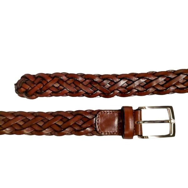 Braided leather belt - Image 2