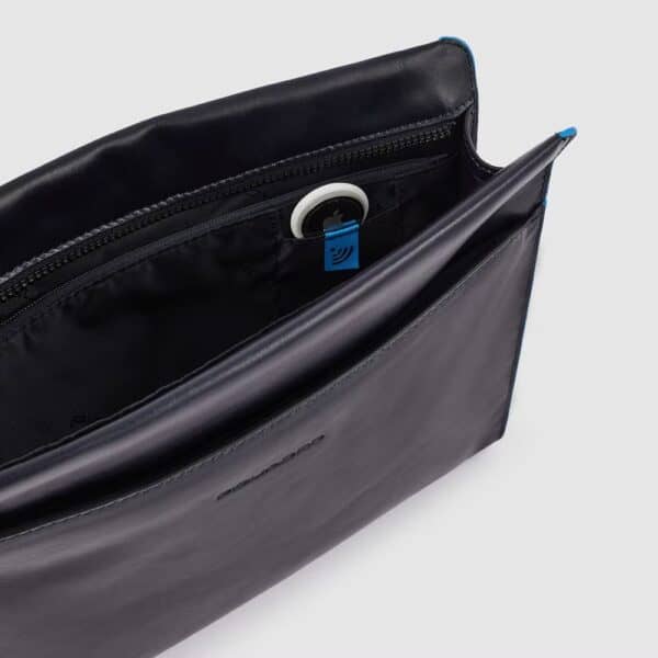 Clutch bag Blue Square Piquadro - Image 4
