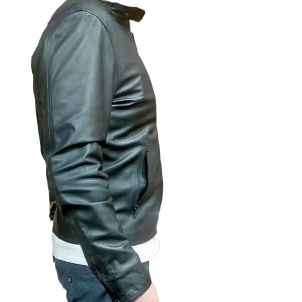 Monster men's leather jacket - Image 3