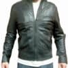 Giacca in pelle uomo Monster