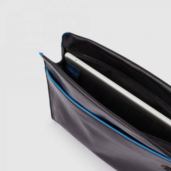 Clutch bag Blue Square Piquadro - Image 3