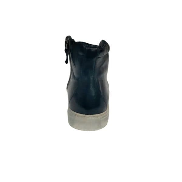 Women's leather high sneakers - Image 3
