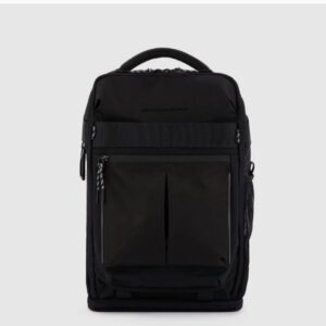 Fabric backpack with Piquadro LED light