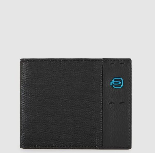 P16 Piquadro men's fabric/leather wallet