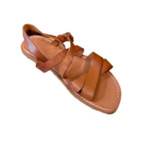 Men's leather  bread sandal