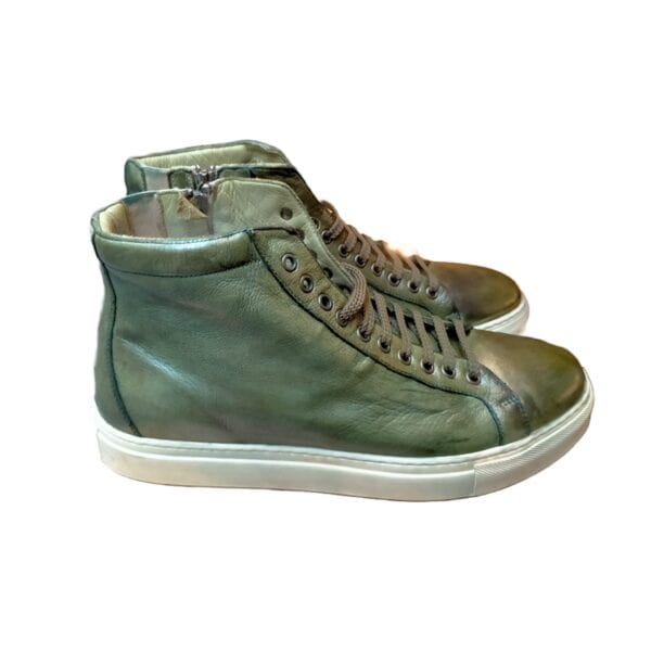 Sneakers alta da uomo in pelle - immagine 3