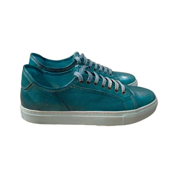 Men's low leather sneakers - Image 4