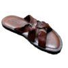 Men's leather bread slipper