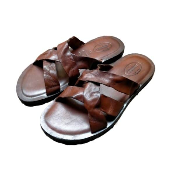 Men's leather bread slipper - Image 2