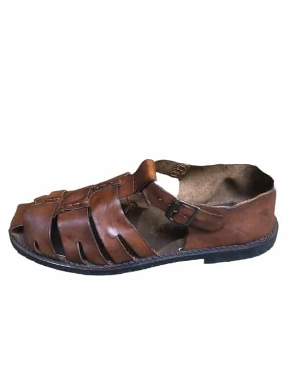 Sandal in leather cage man - Image 3