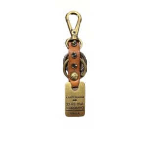 Leather keychain Campomaggi
