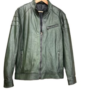 Pegaso Tuscany hand-padded leather jacket for men