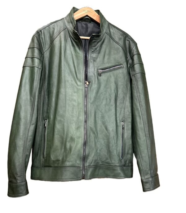 Pegaso Tuscany hand-padded leather jacket for men