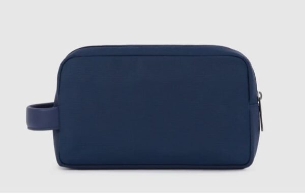 Beautycase da viaggio in pelle e tessuto Piquadro - immagine 4