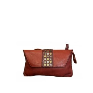Leather shoulder bag