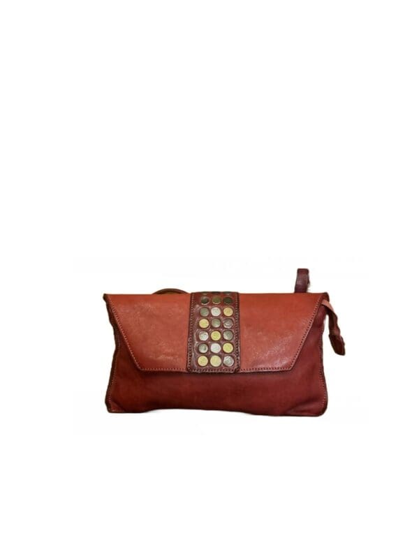 Leather shoulder bag