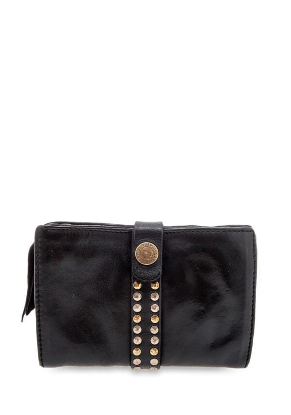 Campomaggi Kura leather wallet with rivets - Image 2