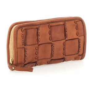 Campomaggi woven leather wallet Edera