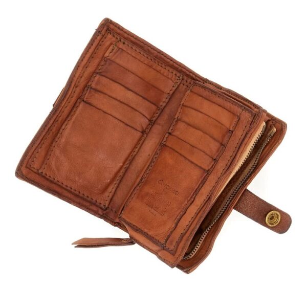 Campomaggi Kura leather wallet with rivets - Image 3