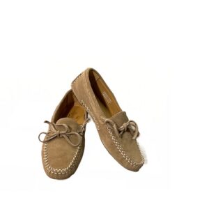 Mocassino donna in camoscio