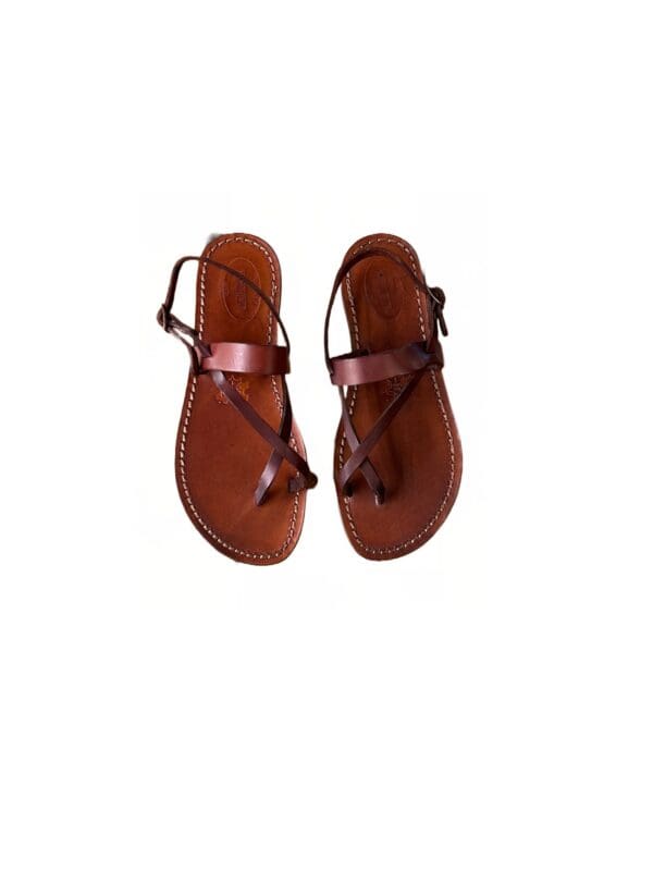 Women's leather sandal - Image 2