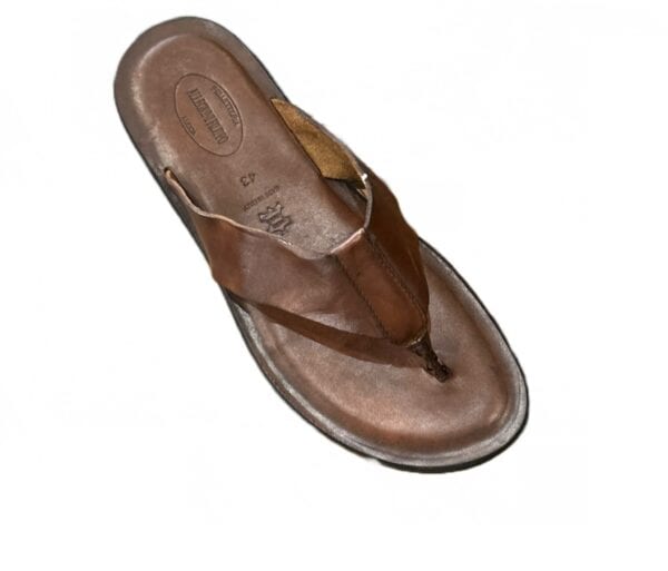 Men's flip-flop leather slipper