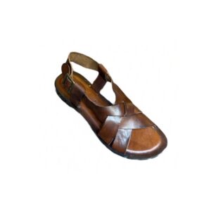 Women's cross-leather sandal