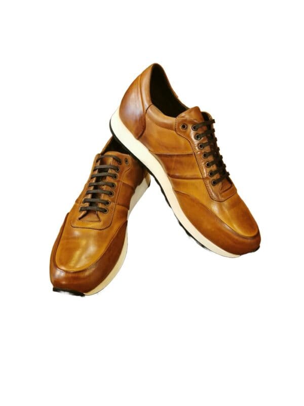 Men's leather sneakers - Image 5