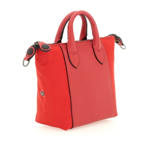 Borsa pelle/tessuto G3 mini Gabs - immagine 2