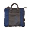 Borsa pelle/tessuto G3 mini Gabs - Inchiostro blu