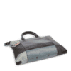 Borsa pelle/tessuto G3 Pop Gabs - Nero