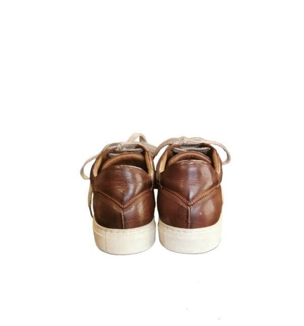 Sneakers bassa da donna in pelle - immagine 3