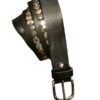 Cintura in pelle con rivetti Pelletteria Allegrini Filippo