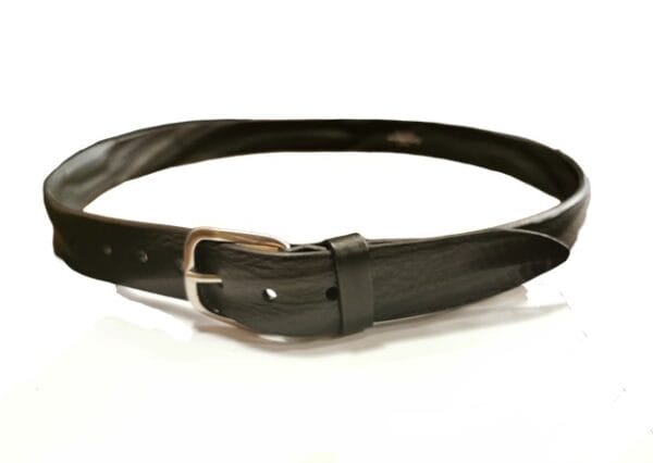 Vinatage effect leather belt - Image 2