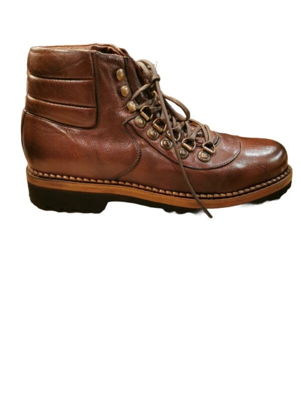 Men's lace-up boot in soft buffalo leather - Image 2