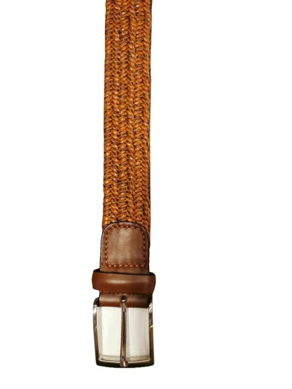 Leather elasticated belt - Image 5