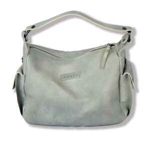Bruno Rossi buffered leather shoulder bag