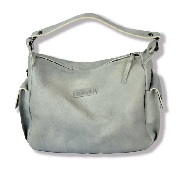 Bruno Rossi buffered leather shoulder bag