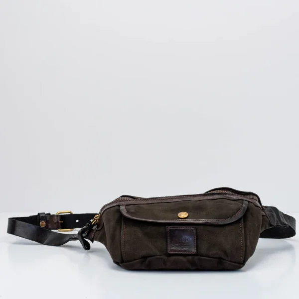 Campomaggi leather/canvas bag