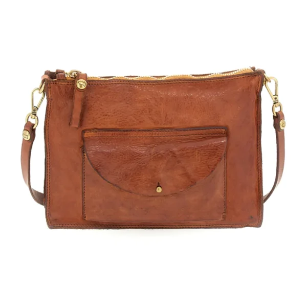 Borsa a tracolla Ossidiana in pelle Campomaggi