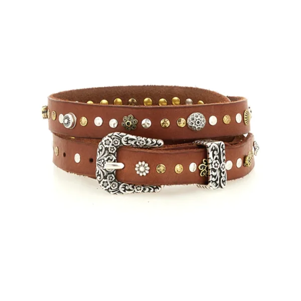 Campomaggi leather belt DIAMANTE