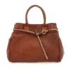 Bauletto Kura con rivetti in pelle Campomaggi